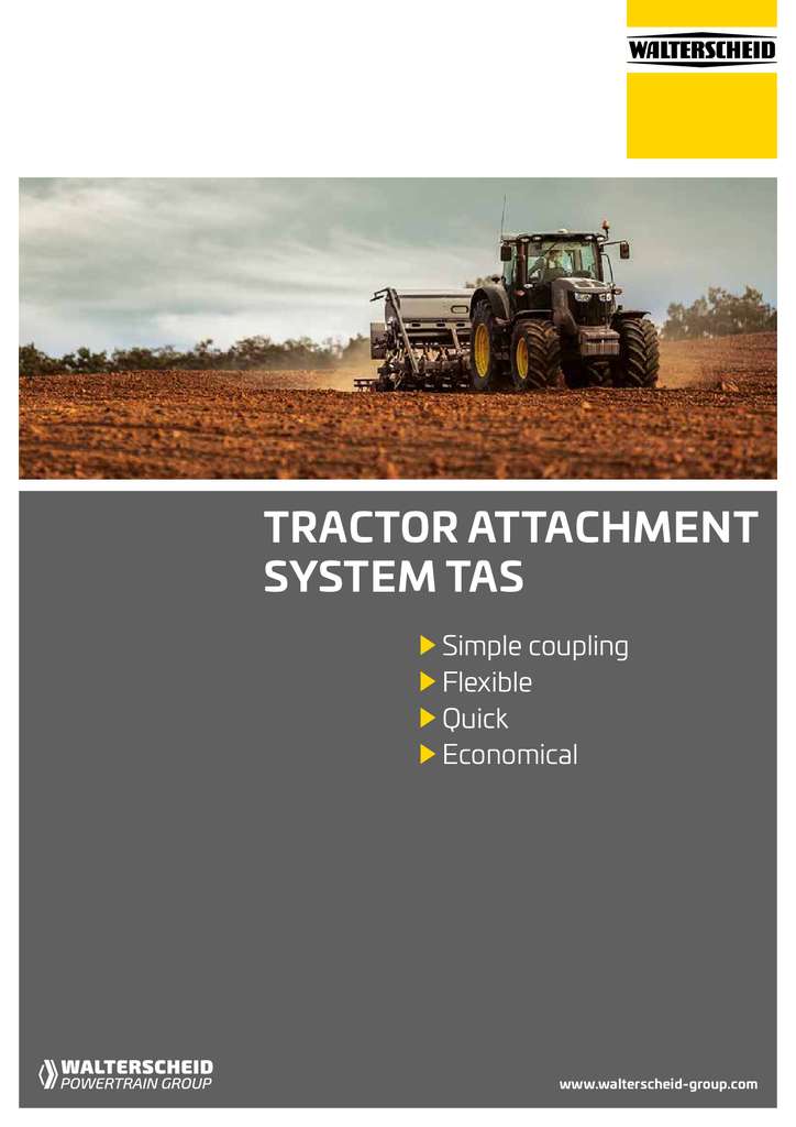 Walterscheid Tractor Attachment Systems Brochure